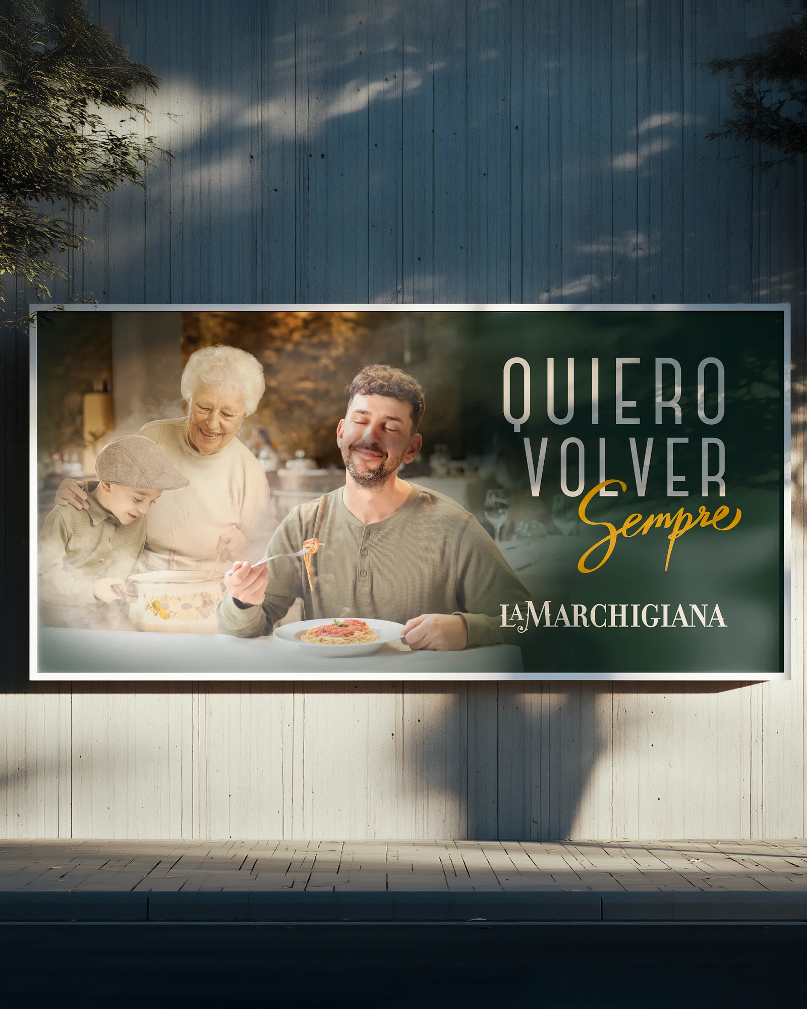 Gráfica de campaña de La Marchigiana: convivencia entre presente y pasado